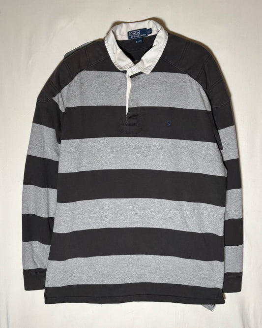 Polo by Ralph Lauren オーバーサイズ ストライプ ラガーシャツ XXL