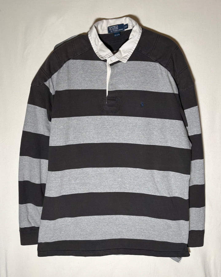 Polo by Ralph Lauren オーバーサイズ ストライプ ラガーシャツ XXL