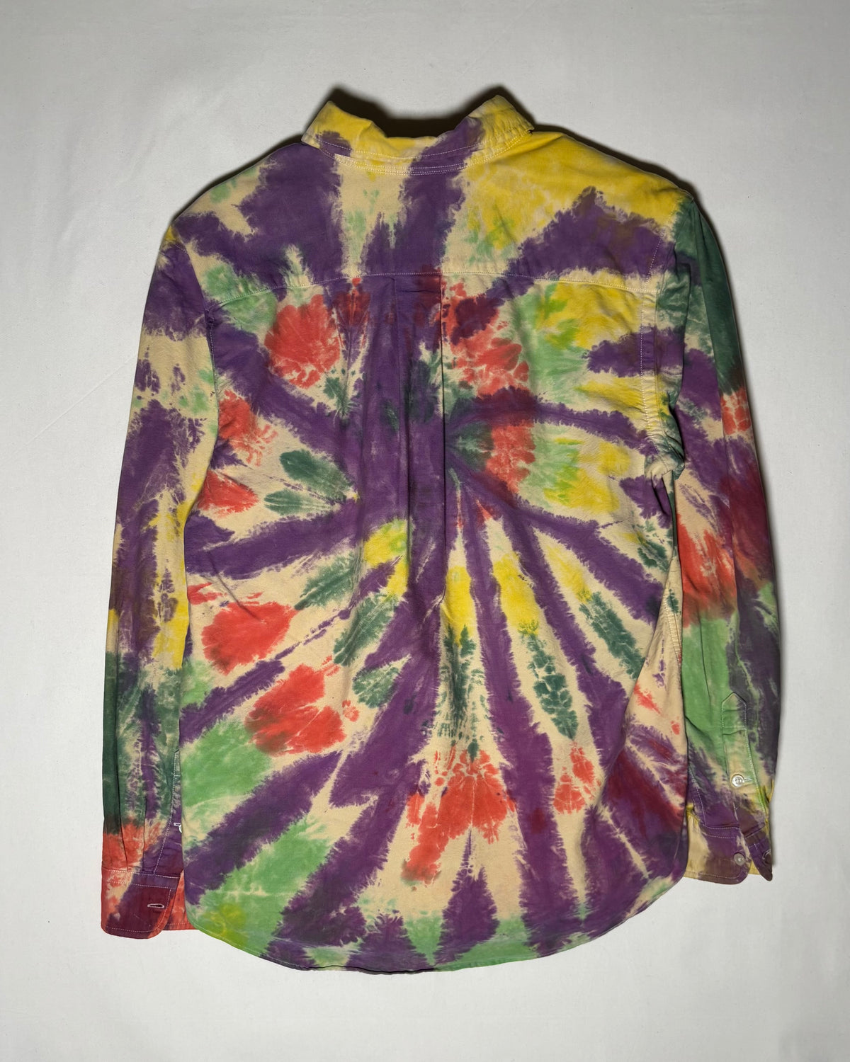 〈Ralph Lauren〉 Tie-Dye Button-Down Shirt Multi Color