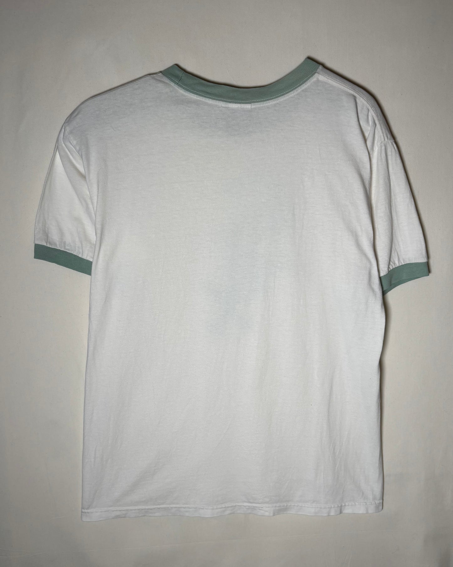 〈Stitches〉Chicago White Sox Logo Ringer T-Shirt / White × Green
