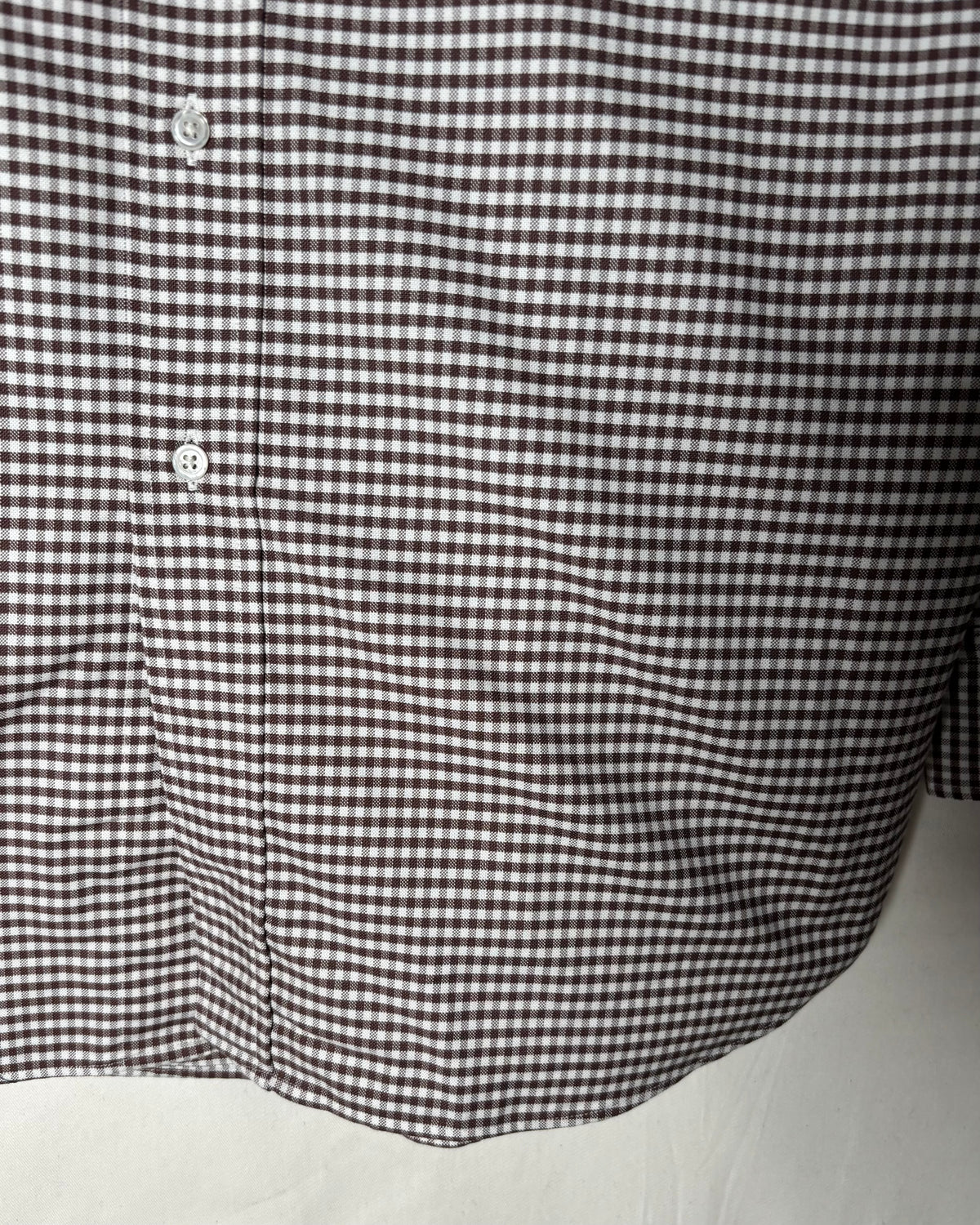 〈Brooks Brothers〉 Makers Milano Gingham Button-Down Shirt Made in USA