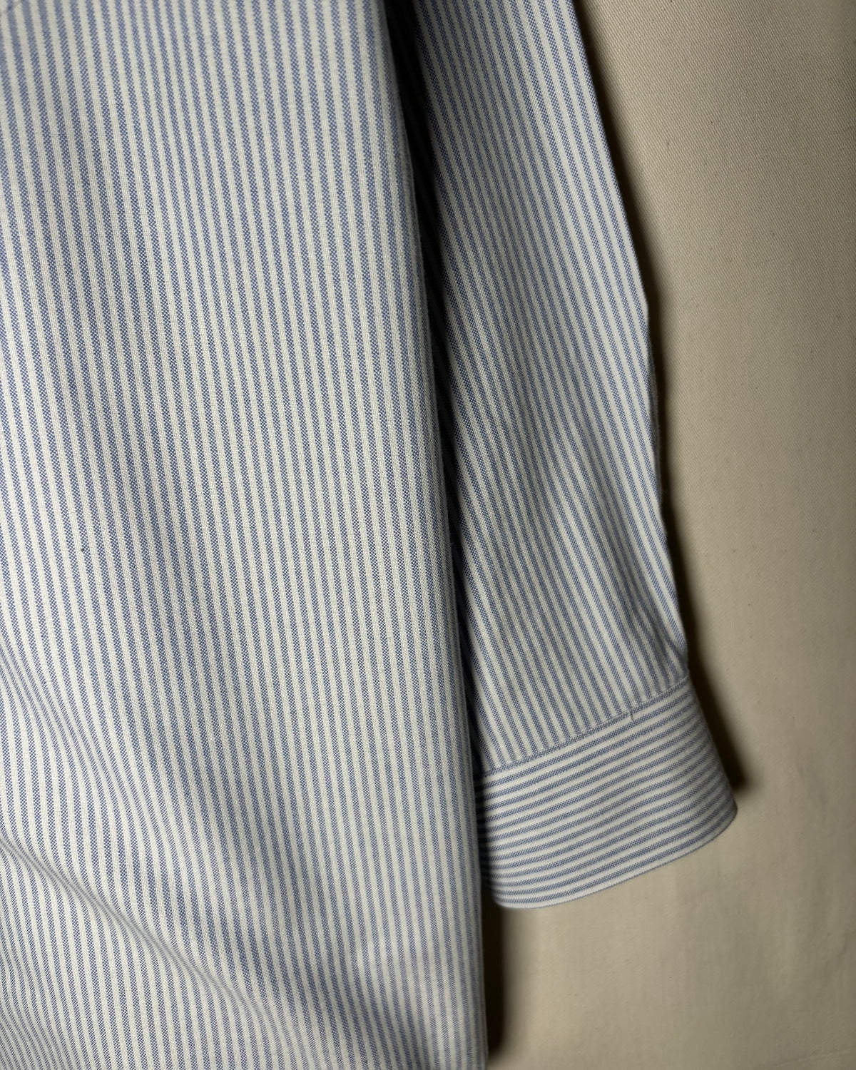 〈L.L.Bean〉 Striped Oxford Button Down Shirt Blue