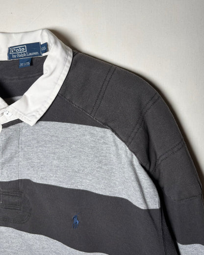 〈Polo by Ralph Lauren〉Oversized Stripe Rugby Shirt XXL