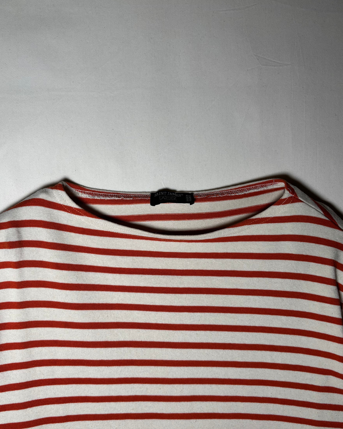 〈SAINT JAMES〉 L'Atelier Breton Stripe Long Sleeve Shirt Made in France