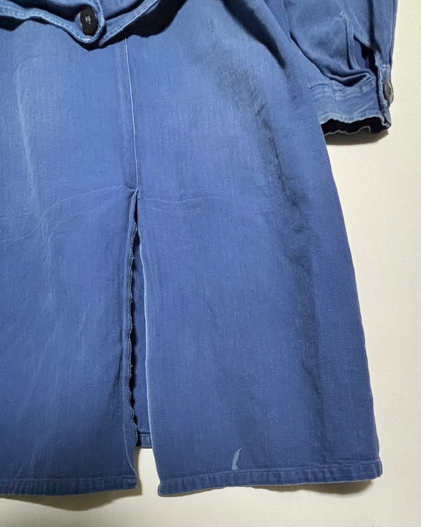 50's French Herringbone Work Atelier Coat
