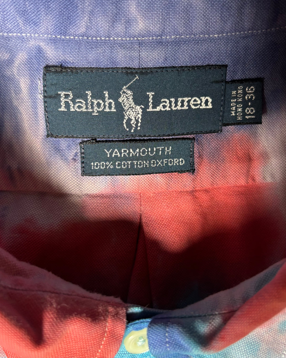 〈Ralph Lauren〉 Yarmouth Tie-Dye Oxford Button-Down Shirt