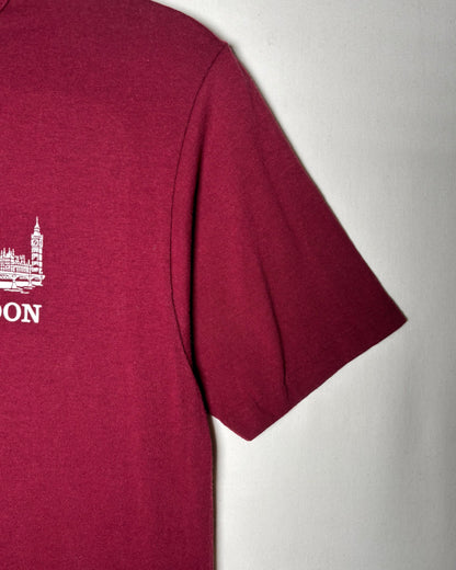 バーガンディ London スーベニア プリントTシャツ 商品画像 3