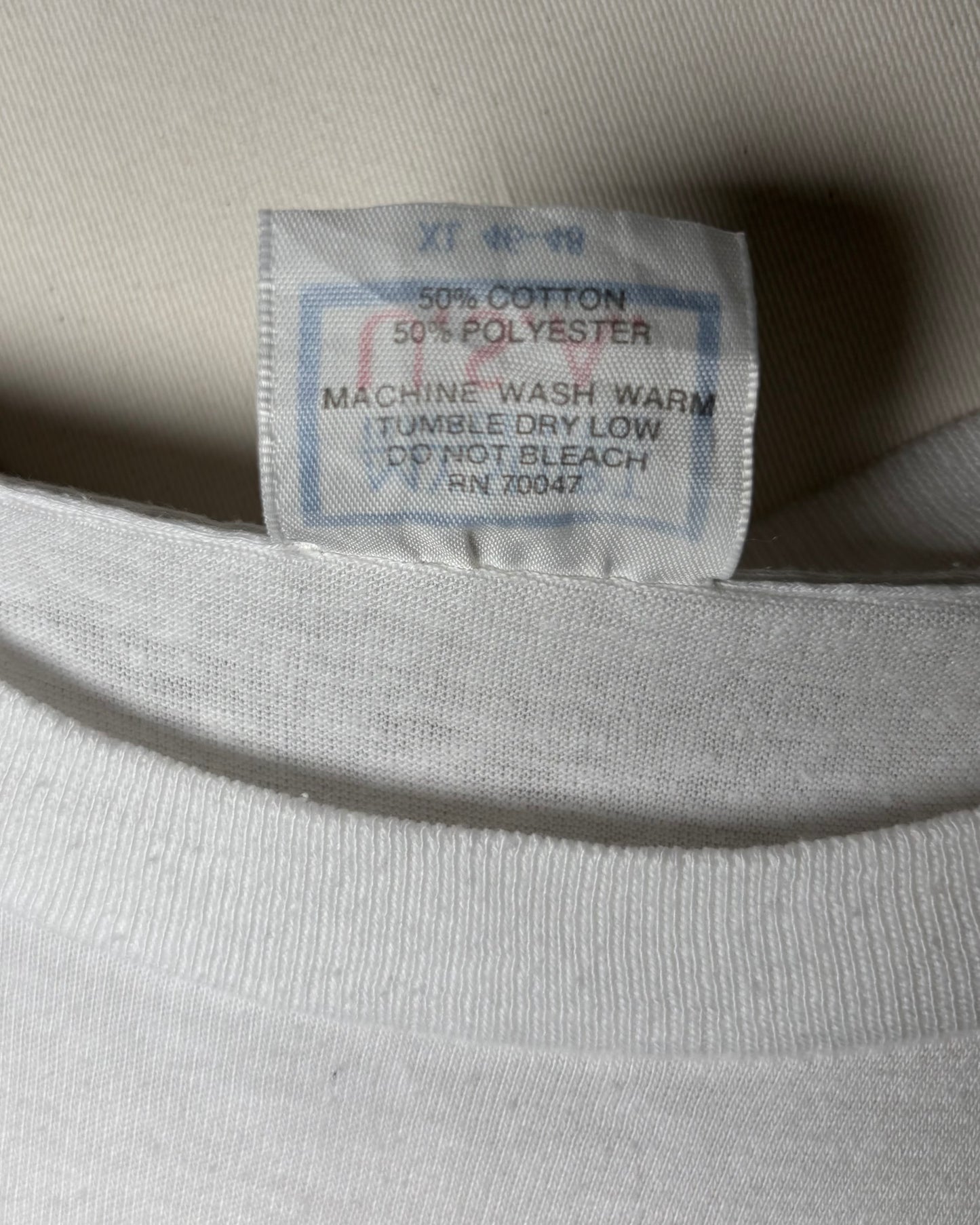 Scallop Graphic T-Shirt / Made in U.S.A. / White