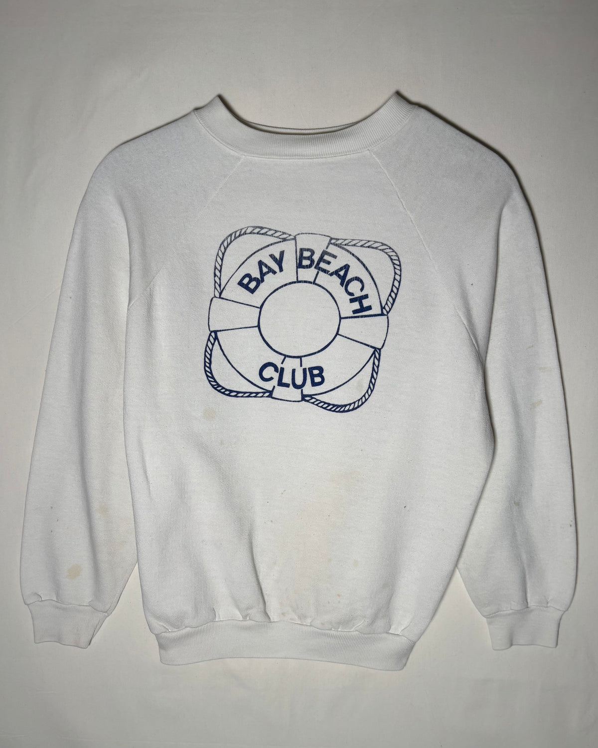 〈Sportswear〉 Bay Beach Club Raglan Sweatshirt Made in USA
