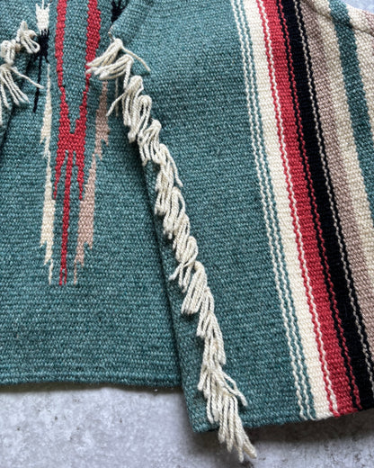 〈ORTEGA'S〉Chimayo Hand Woven Wool Vest