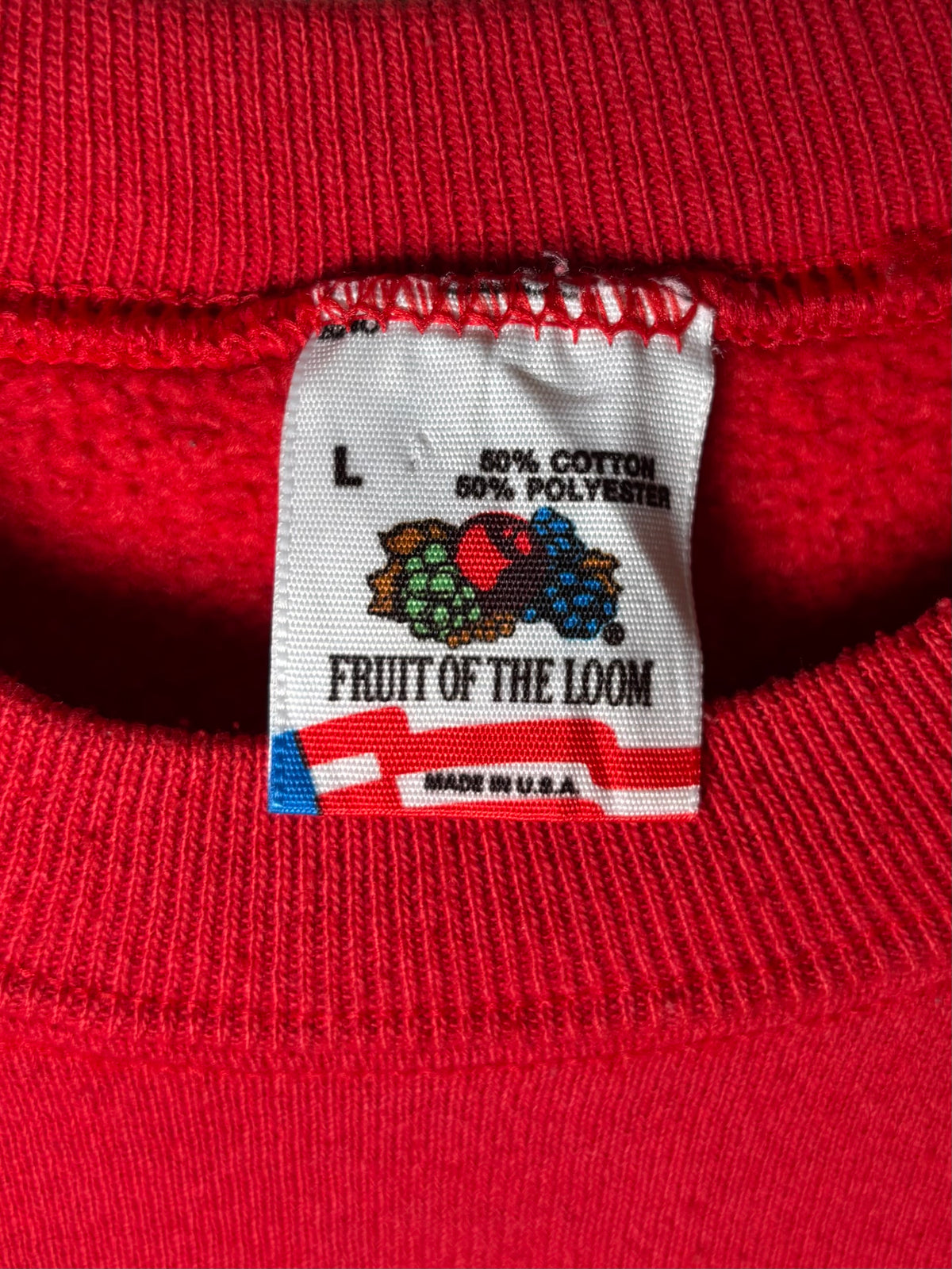 〈Fruit of the Loom〉 Indiana University Raglan Sweatshirt Made in USA