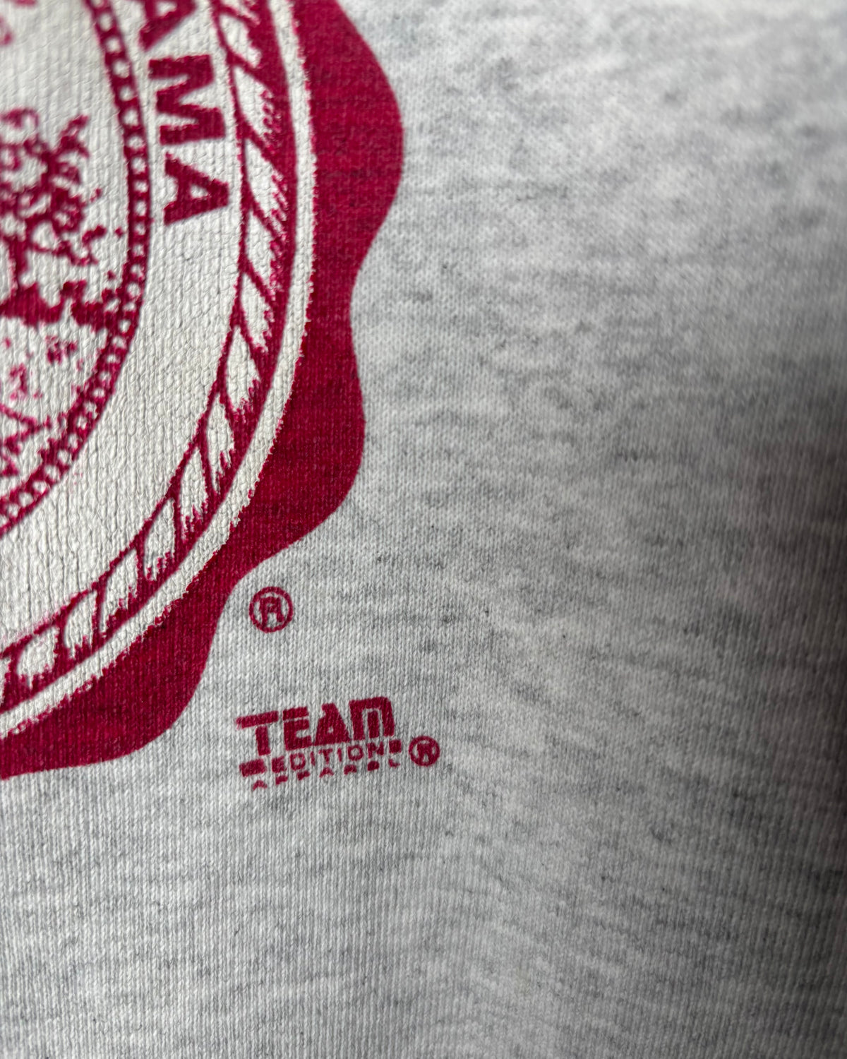 〈TEAM EDITION〉 University of Alabama Print Sweatshirt Made in USA