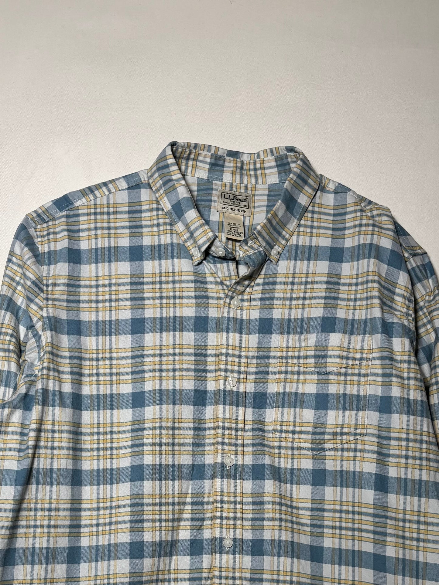 〈L.L.Bean〉Plaid Button-Down Shirt