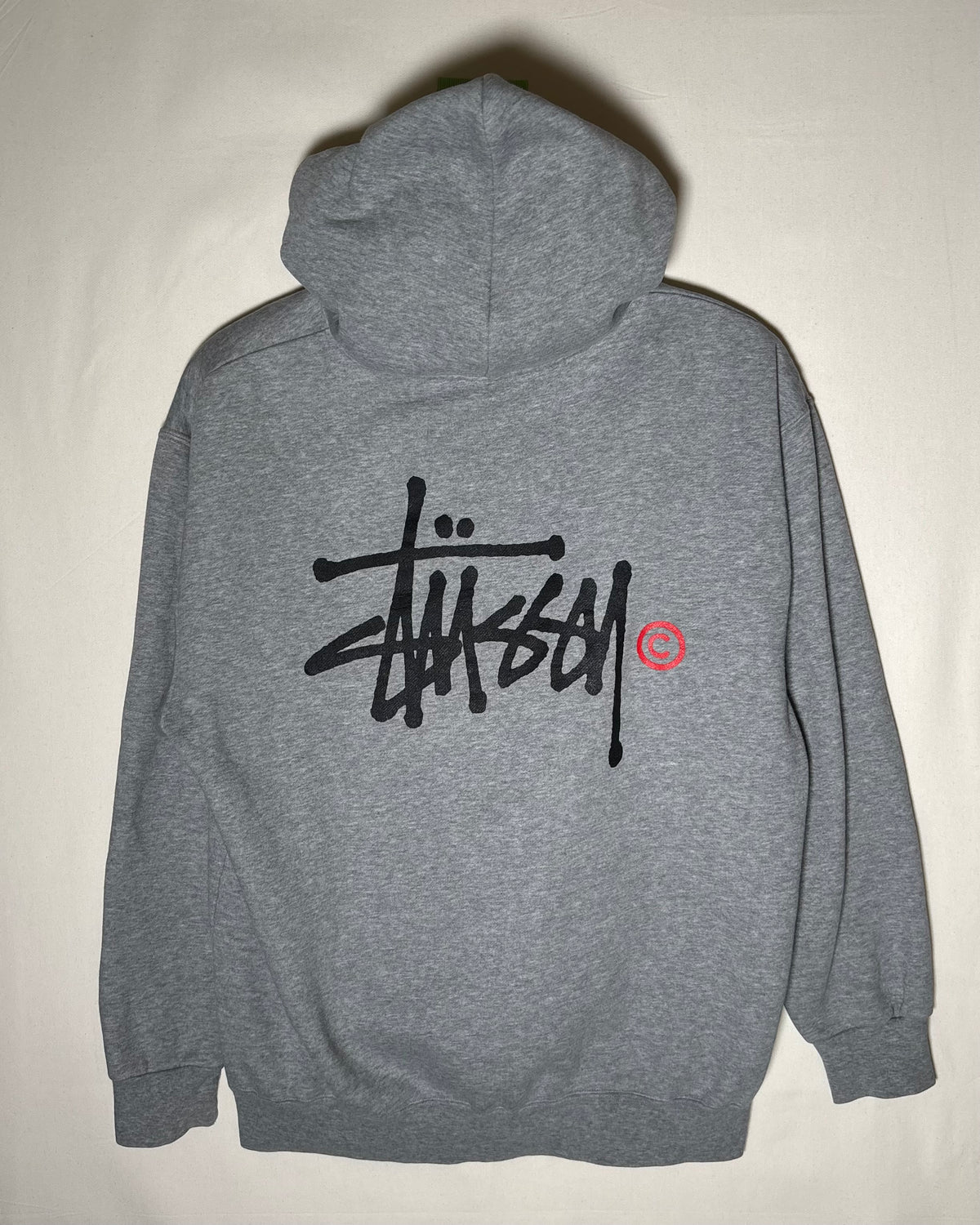 〈Stüssy〉 Stock Logo Pullover Hoodie Made in USA