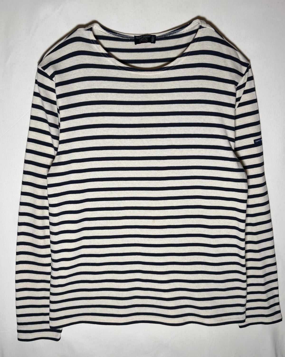 〈SAINT JAMES〉 L'Atelier Breton Stripe Long Sleeve Shirt Made in France