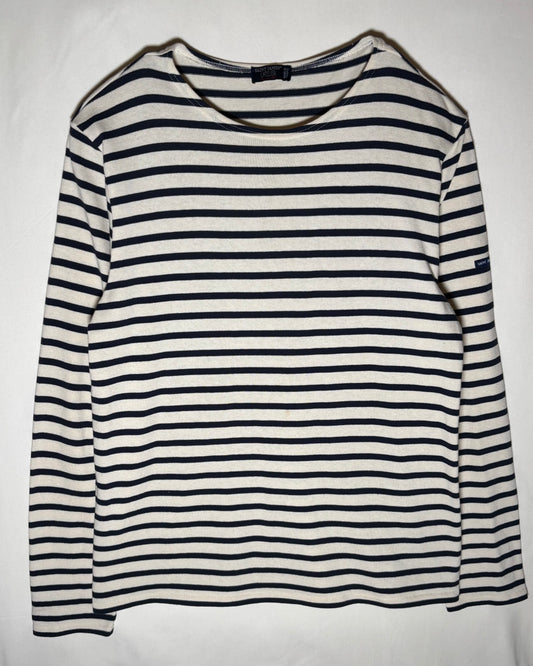 〈SAINT JAMES〉 L'Atelier Breton Stripe Long Sleeve Shirt Made in France