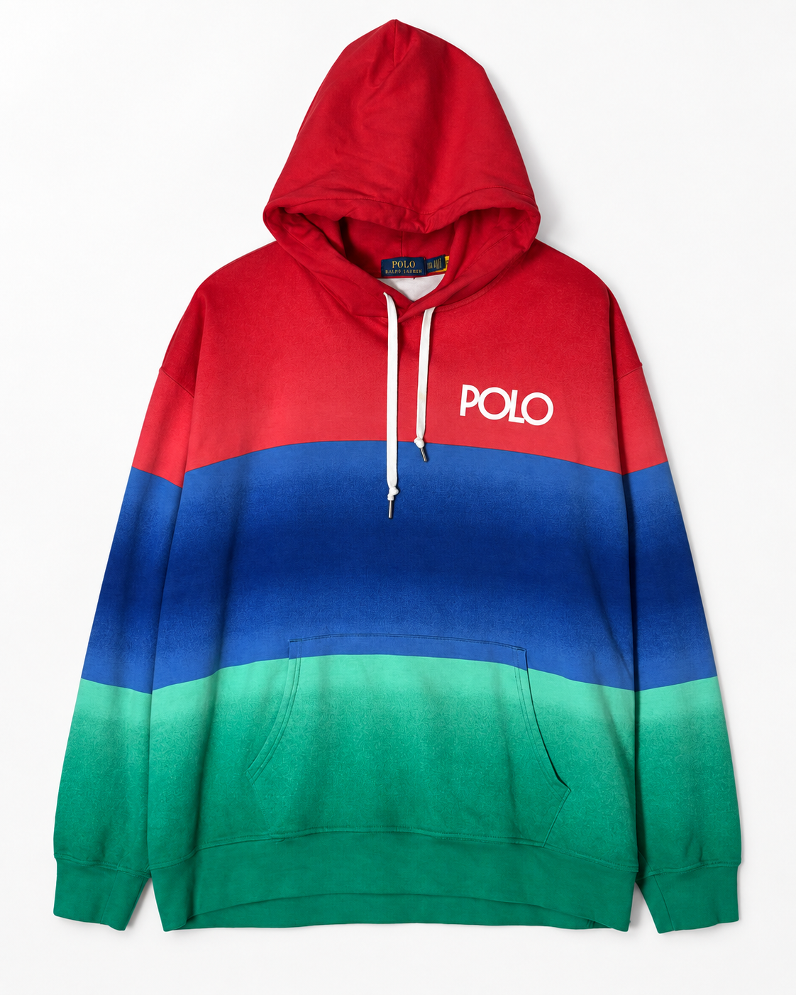 〈Polo Ralph Lauren〉 Gradient Color Block Pullover Hoodie