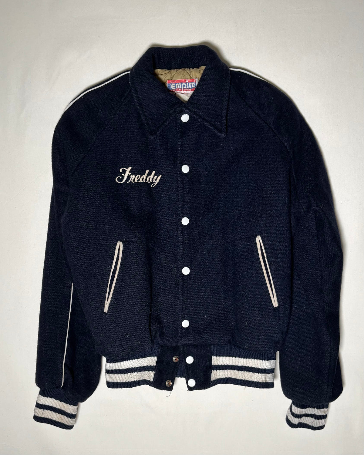 〈Empire Sporting Goods〉 Somerset Wool Varsity Jacket Made in USA