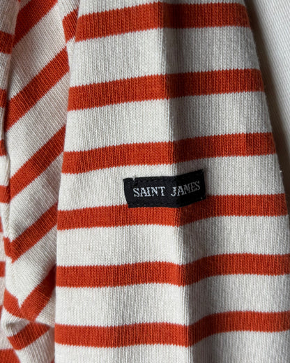 〈SAINT JAMES〉 L'Atelier Breton Stripe Long Sleeve Shirt Made in France
