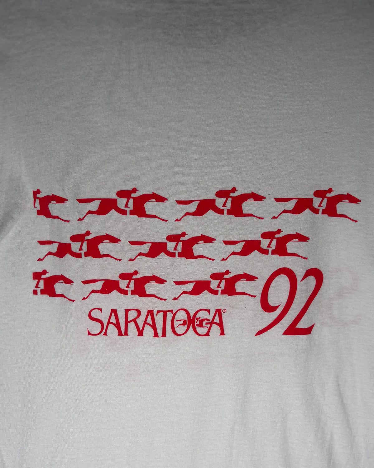 90’s SCREEN STARS SARATOGA 1992 ホースグラフィックTシャツ 商品画像 7