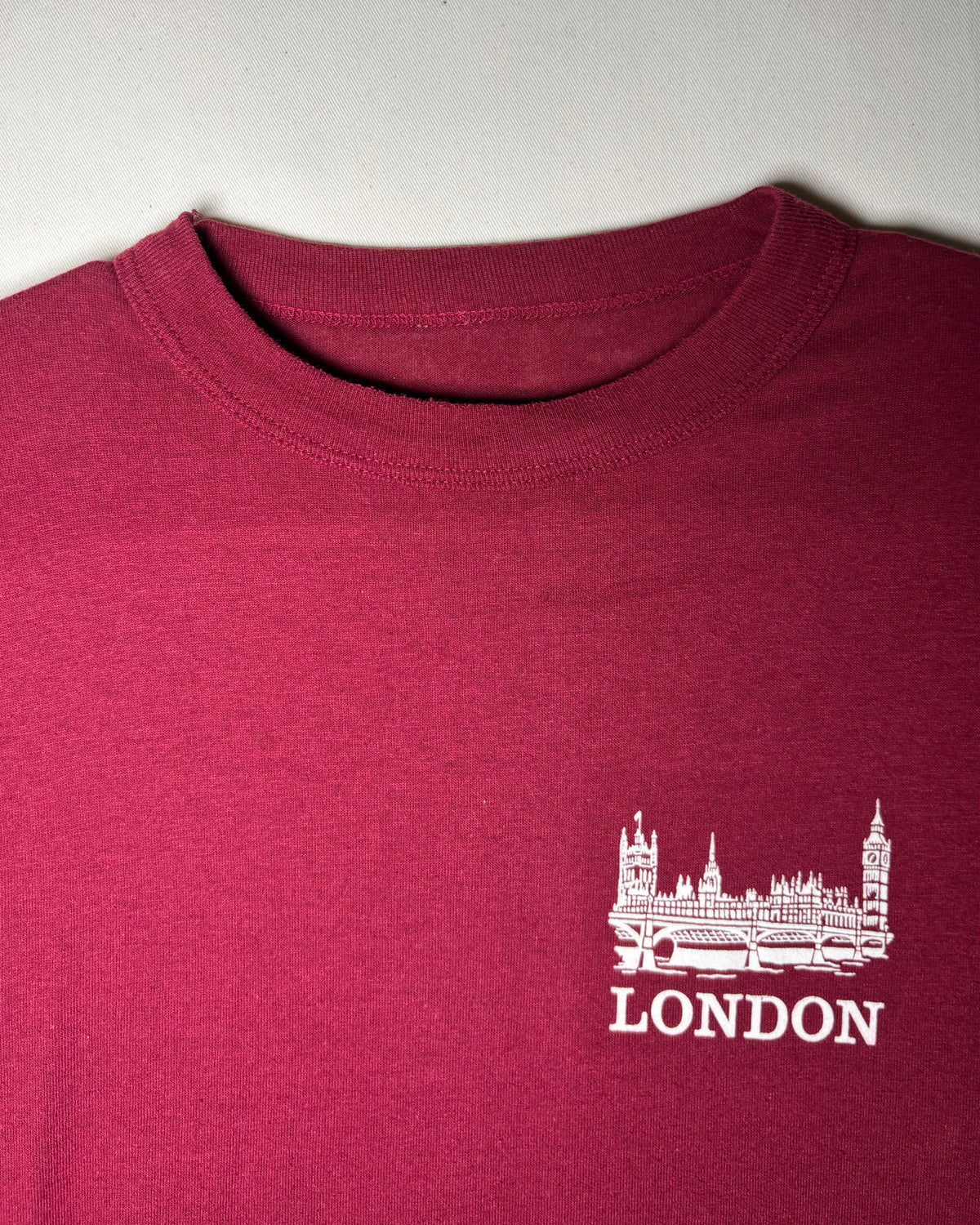 バーガンディ London スーベニア プリントTシャツ 商品画像 7