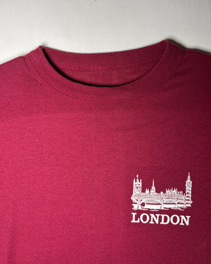 バーガンディ London スーベニア プリントTシャツ 商品画像 7