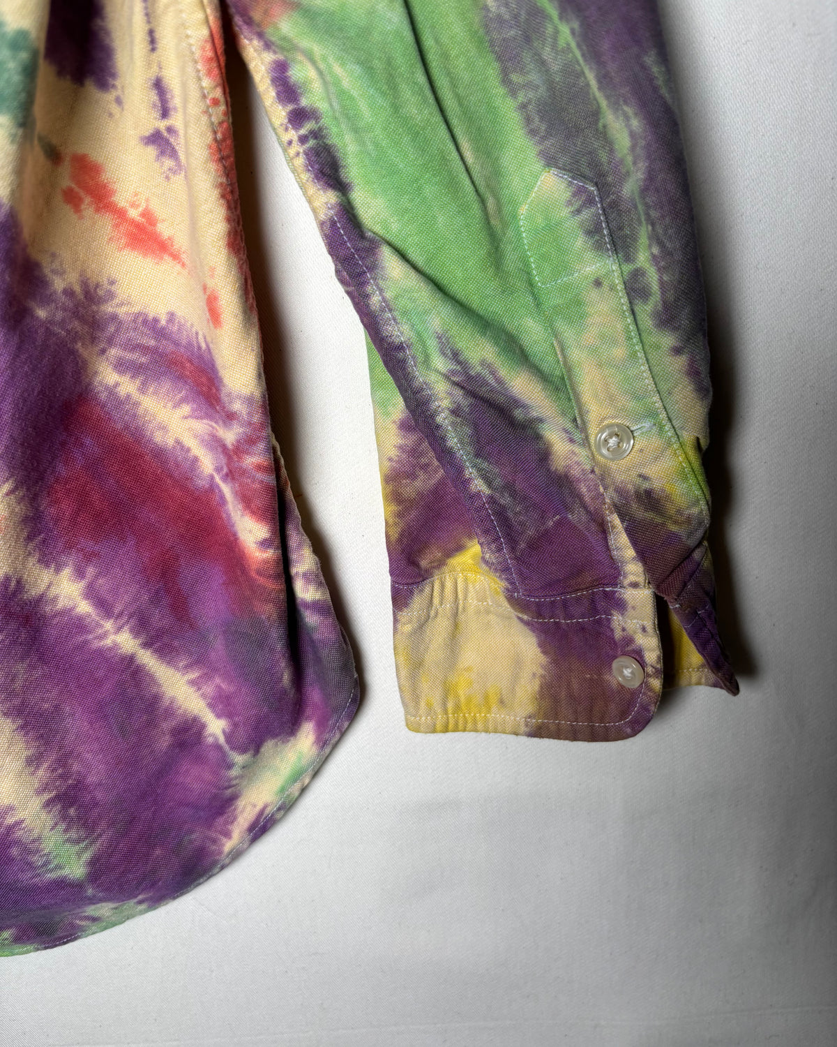 〈Ralph Lauren〉 Tie-Dye Button-Down Shirt Multi Color
