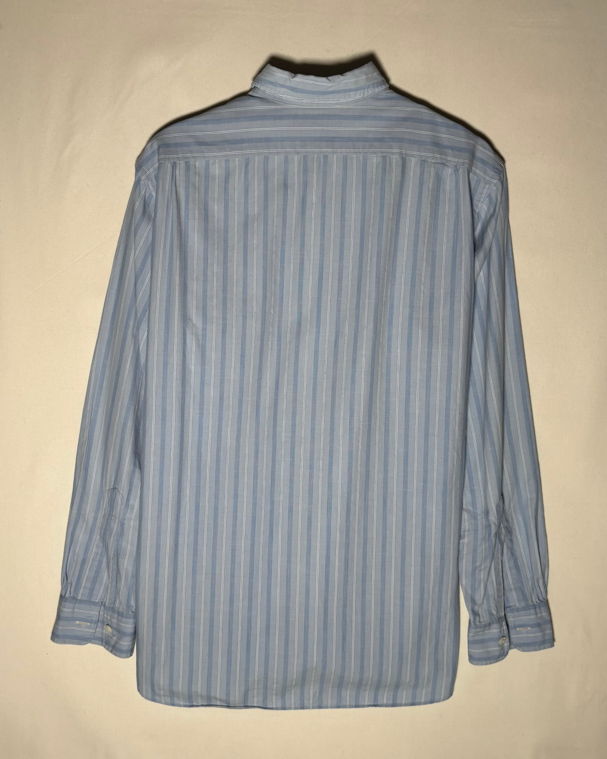 〈RRL Ralph Lauren〉 Striped Cotton Shirt Light Blue Size S