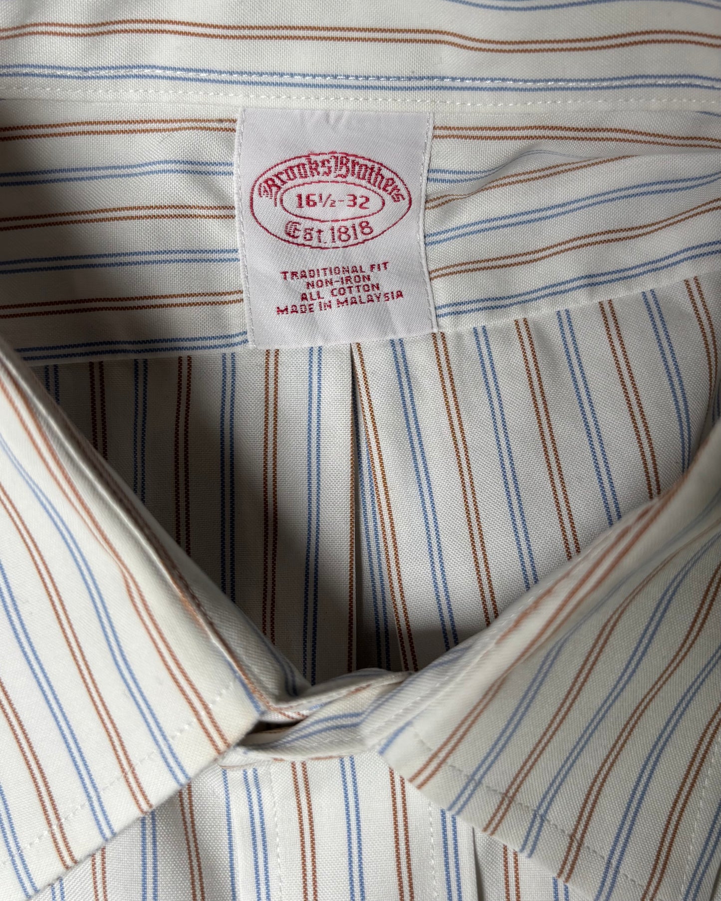 〈Brooks Brothers〉Stripe Button Down Shirt