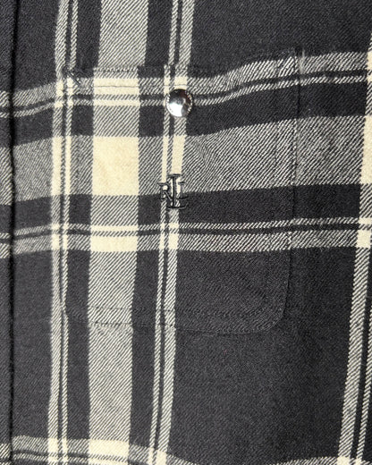 Lauren Ralph Lauren ブラック ウール チェック シャツジャケット 商品画像 6