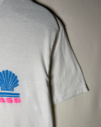 Scallop Graphic T-Shirt / Made in U.S.A. / White
