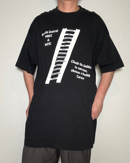 〈FRUIT OF THE LOOM〉 "South Central AHEC & HETC" Print T-Shirt USA Made