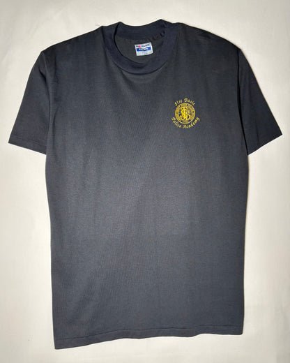 80s USA Made <Hanes Fifty-Fifty> 51st Basic Police Academy Print T-Shirt