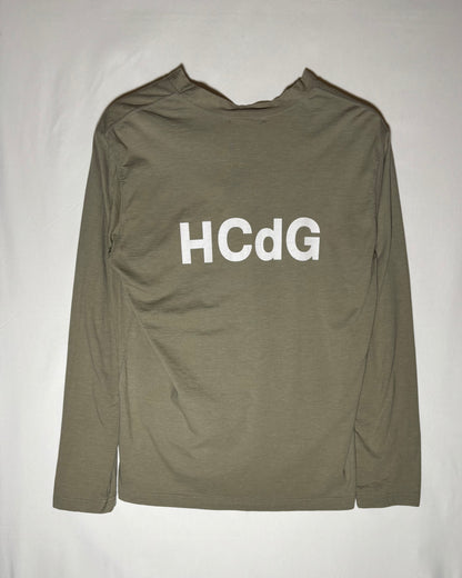 COMME des GARÇONS HOMME 日本製 オリーブ HCdGロゴ カーディガン 商品画像 4