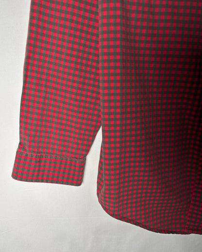 〈Patagonia〉 Cotton Check Shirt Red Green Made in Portugal