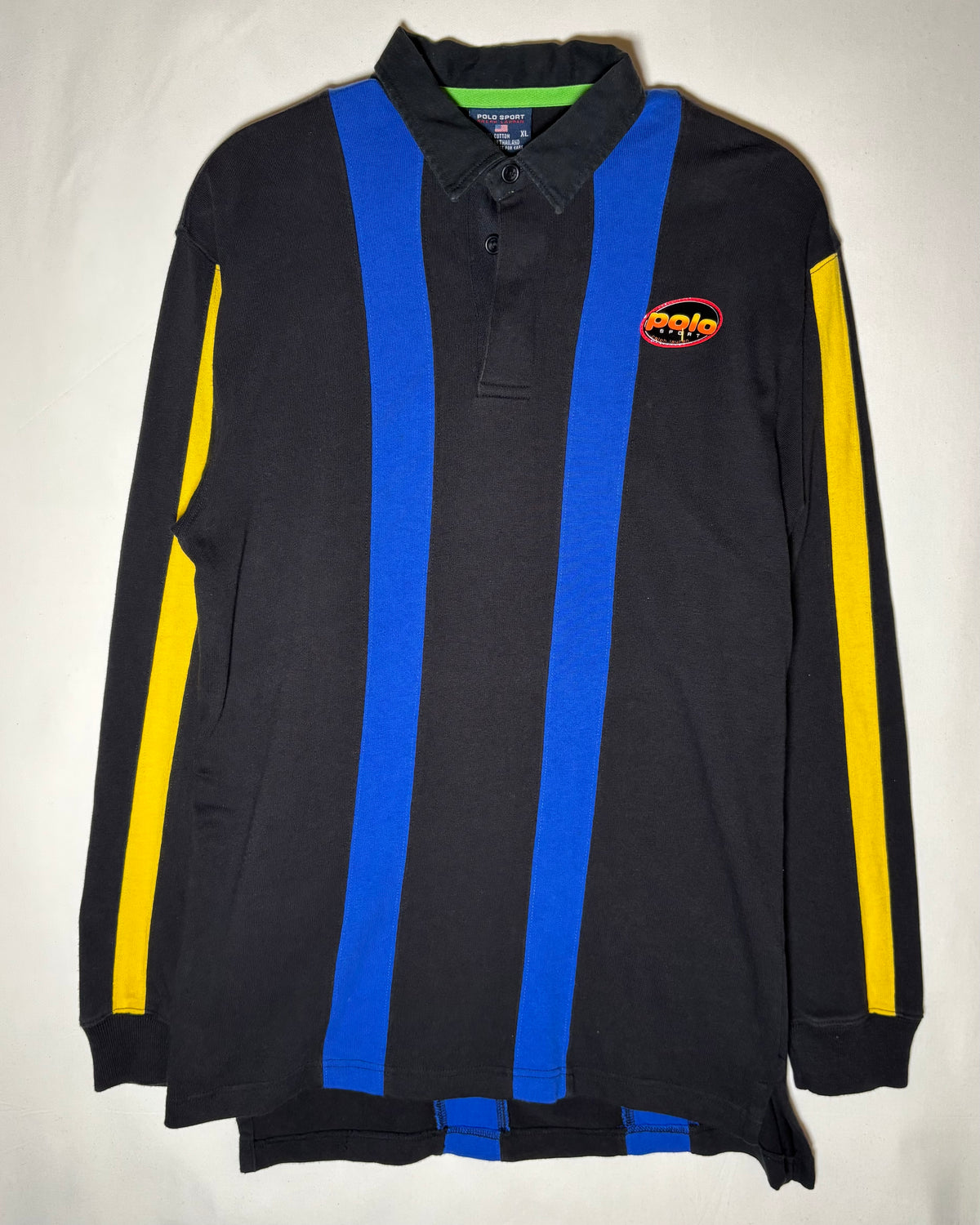 Polo Sport Ralph Lauren カラーブロック 長袖ポロシャツ