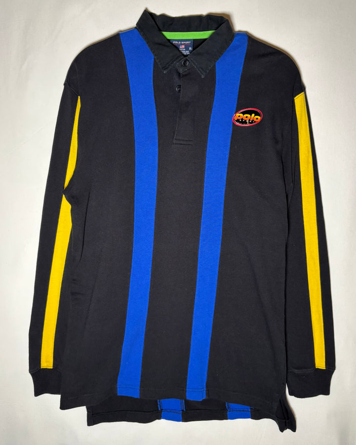 Polo Sport Ralph Lauren カラーブロック 長袖ポロシャツ