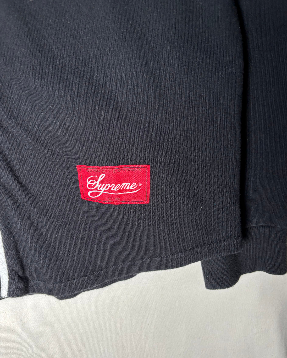 Supreme 2010 SS ブラック ホワイト ベースボールジャージ 商品画像 3