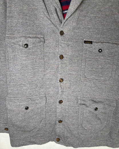 〈Polo Ralph Lauren〉 Shawl Collar Utility Cardigan Jacket Gray