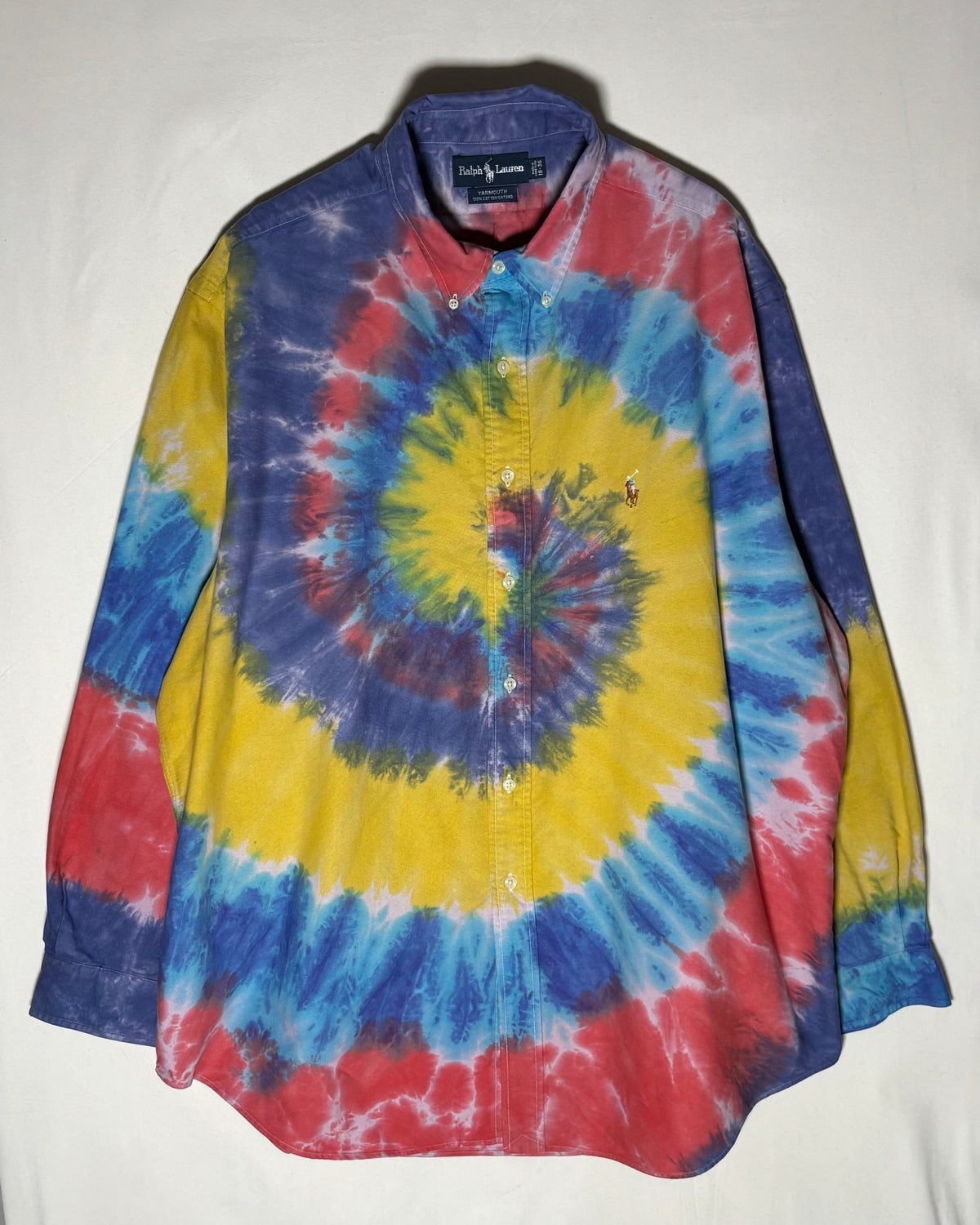〈Ralph Lauren〉 Yarmouth Tie-Dye Oxford Button-Down Shirt