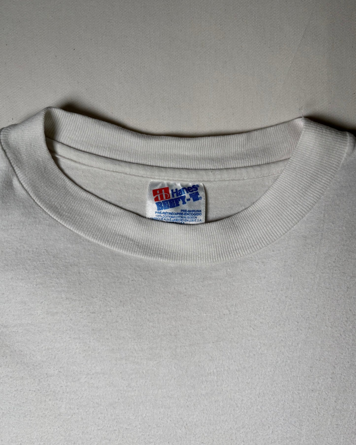HealthFit Logo Print T-Shirt Made in USA / White