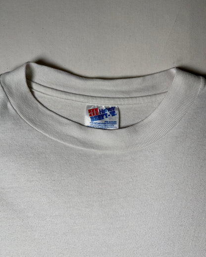 HealthFit Logo Print T-Shirt Made in USA / White