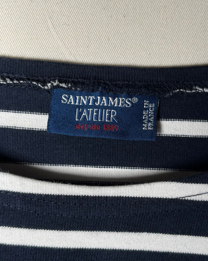 〈SAINT JAMES〉 L'Atelier Breton Stripe Long Sleeve Shirt Made in France