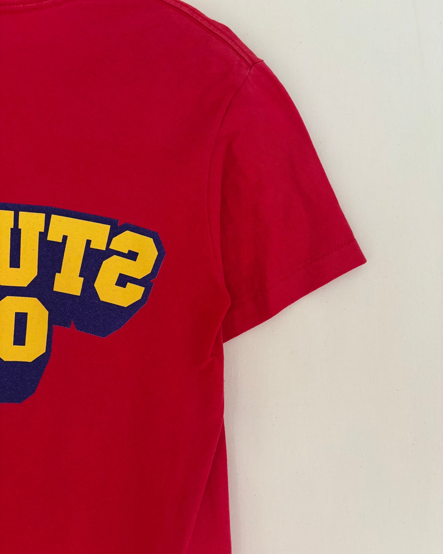 〈STUSSY〉 College Logo T-shirt