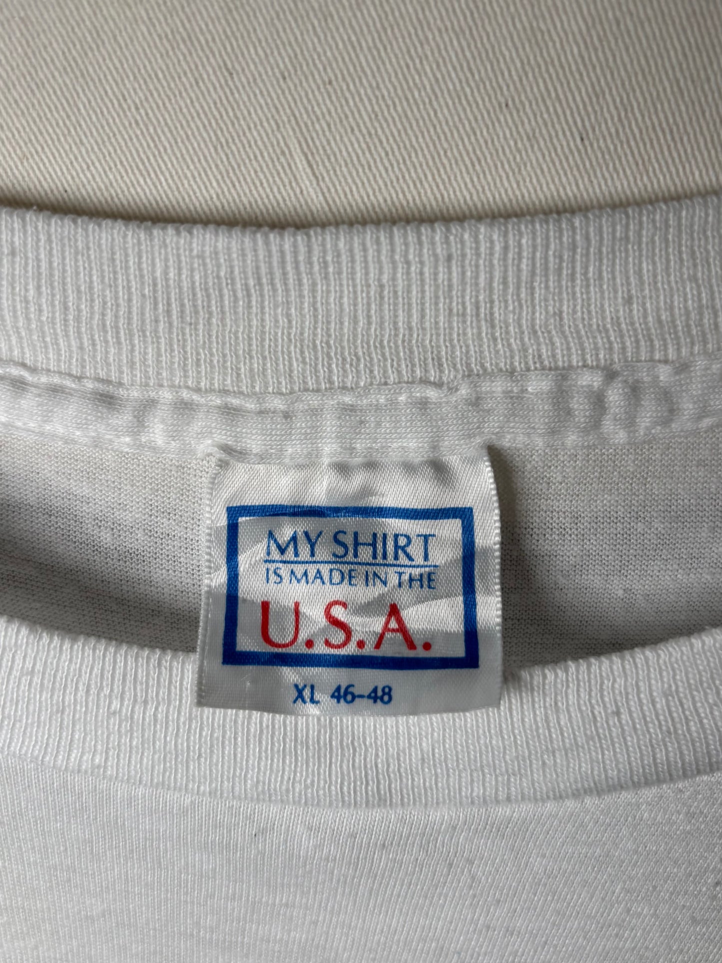 Scallop Graphic T-Shirt / Made in U.S.A. / White