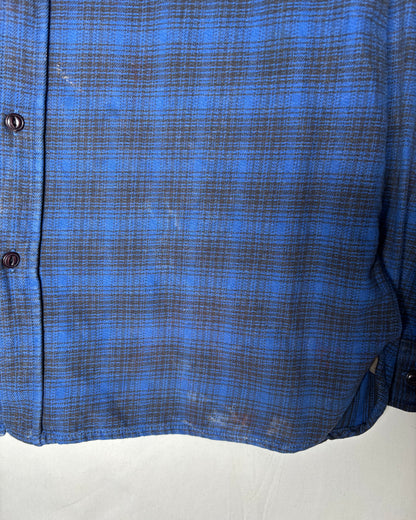 WOOLRICH ブルー チェック コットン ワークシャツ 商品画像 4