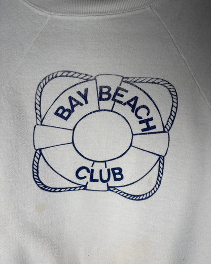 〈Sportswear〉 Bay Beach Club Raglan Sweatshirt Made in USA