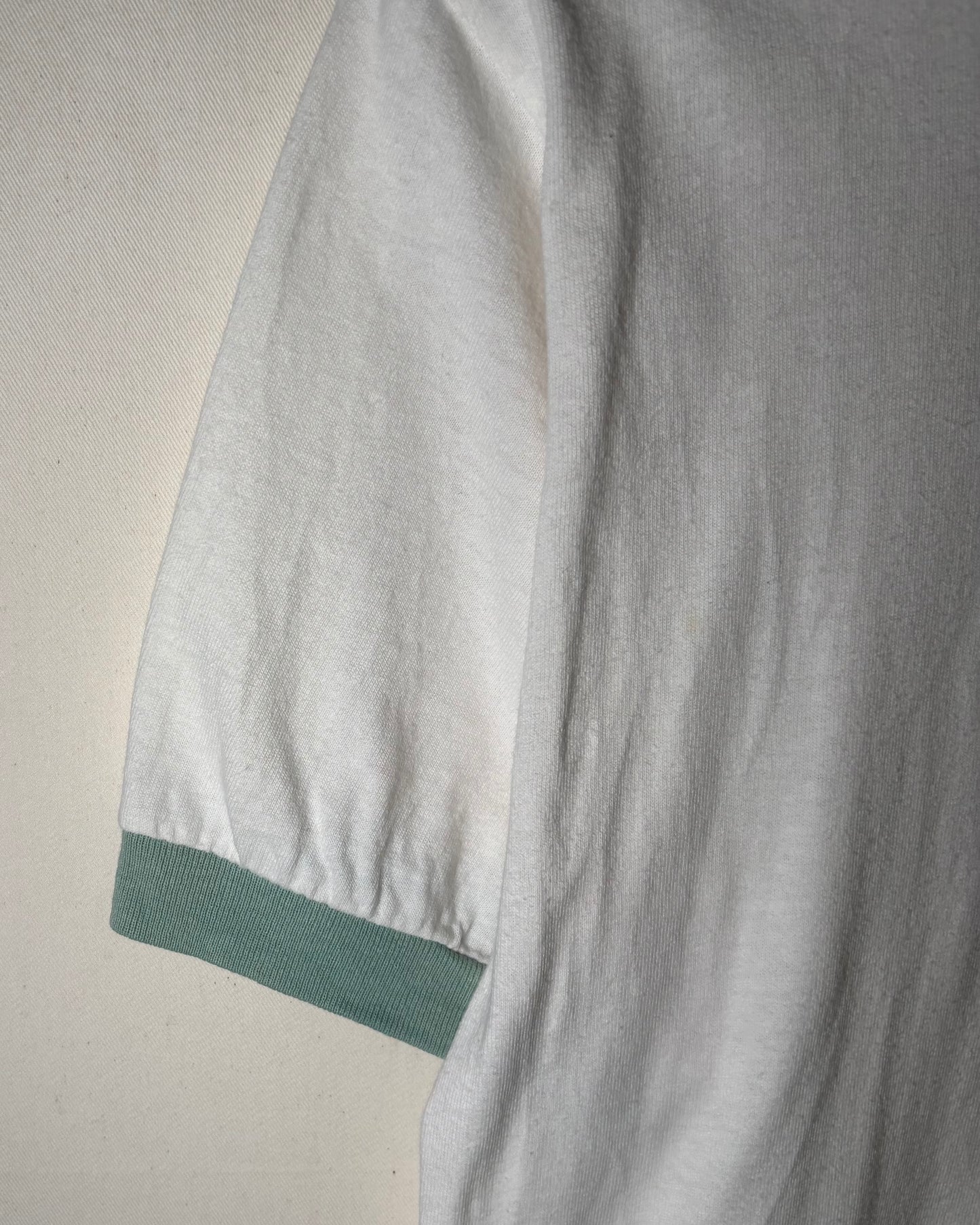 〈Stitches〉Chicago White Sox Logo Ringer T-Shirt / White × Green