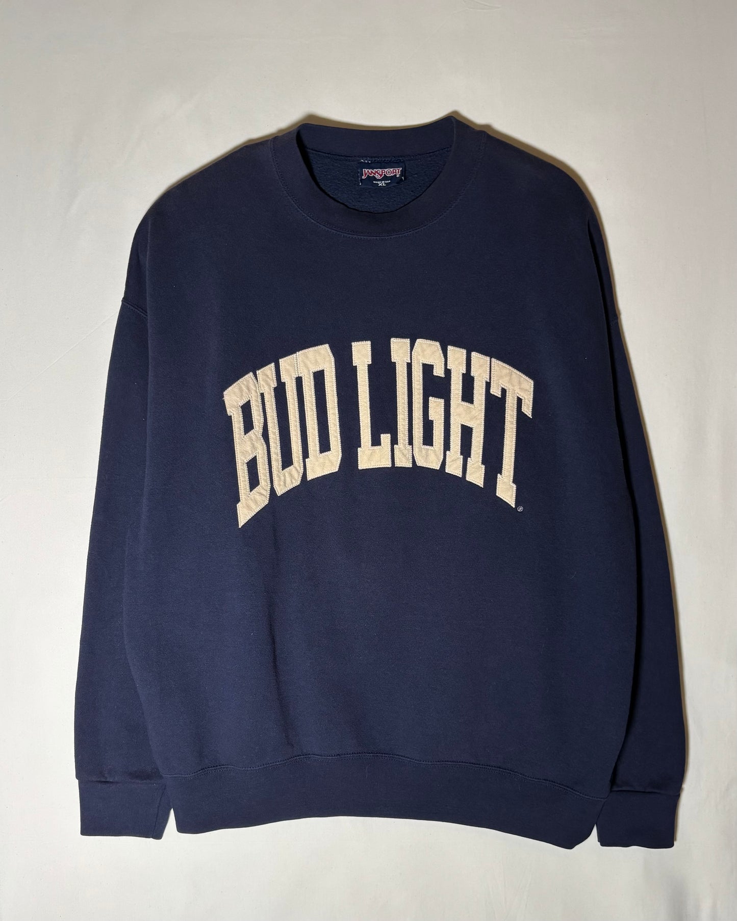 USA Made〈JANSPORT〉BUD LIGHT Logo Sweatshirt