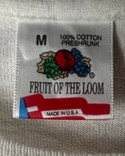 1990s FRUIT OF THE LOOM Print T-Shirt Made in USA